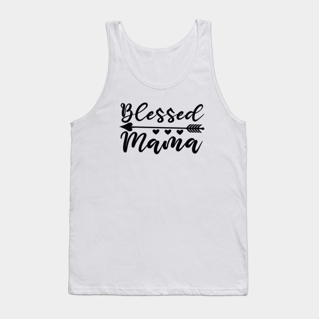 Blessed Mama Tank Top by ProjectX23Red